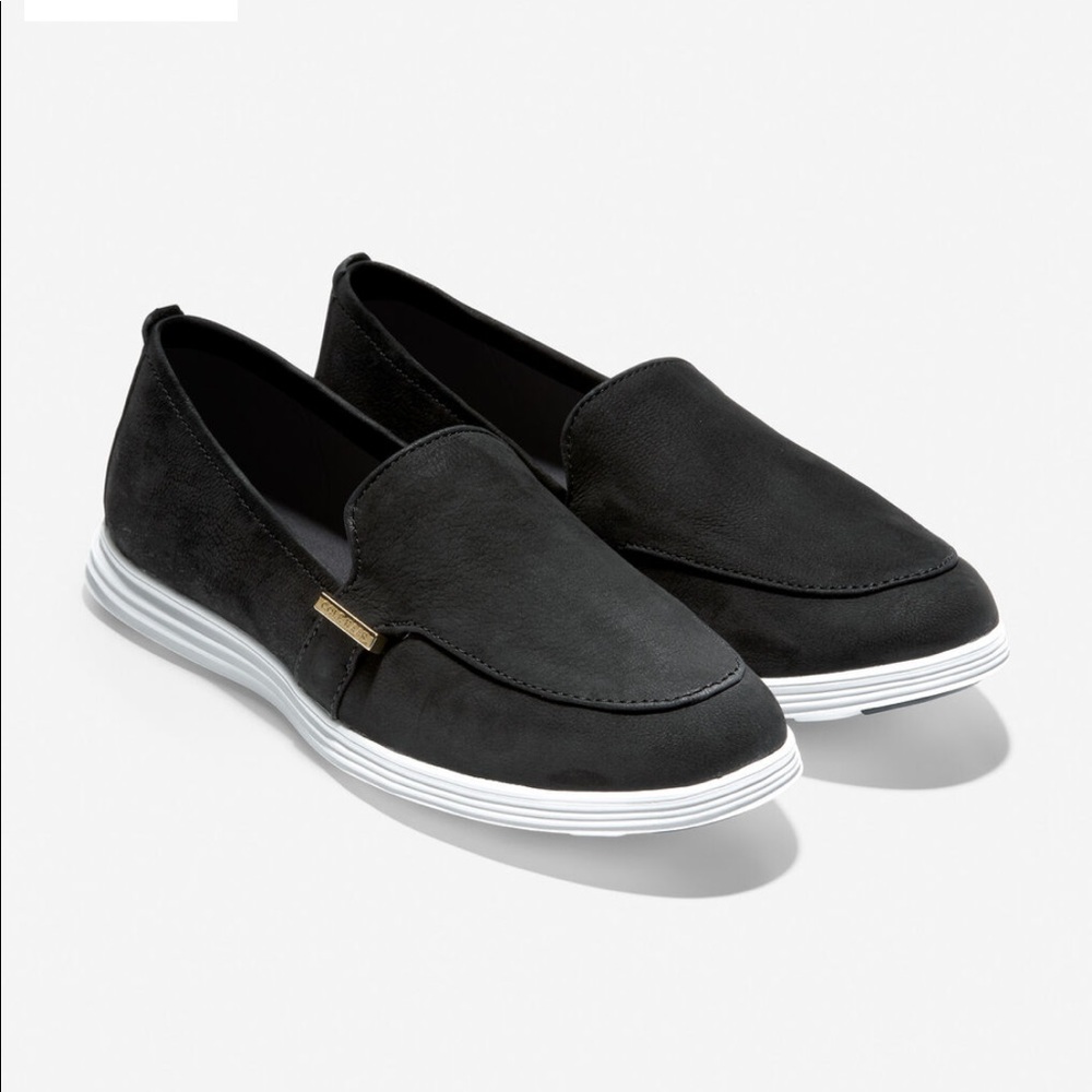 Lightly Worn COLE HAAN Ella Venetian Nubuck Loafer